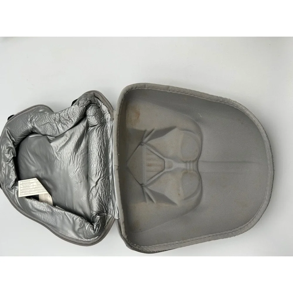 Star Wars Darth Vader 3D‎ Molded Thermos Lunch Box Black Insulated Bag 2000s